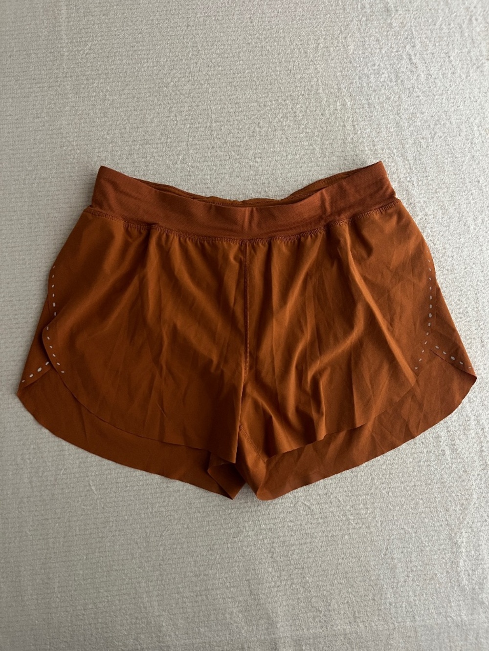 Lululemon Find Your Pace High-Rise Lined Short 3" Butternut Brown Size 8